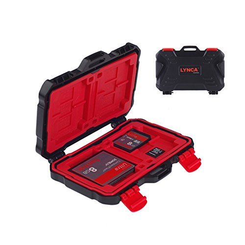 LYNCA kh-5 Wasserdicht Speicherkarte, der Fall Halter für Micro und Standard SD Karte Aufbewahrung Halter
