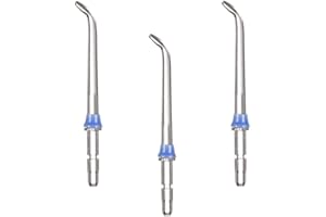 YAUN UYA 3 Pcs Replacement Classic Jet Tips Replacement Jet Tips Oral Irrigator Nozzle Set Dental Water Jet Nozzle Accessories for Waterpik Water Flossers and Other Oral Irrigators