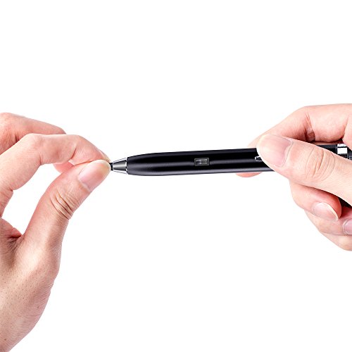 togsin Universal Point Active Eingabestift 1,9 mm Fine Pom Spitze Präzisions-Stylus-Pen für Zeichnen und Schreiben nur kompatibel IOS Android Touchscreen Handys, Tablets, Kindle etc. schwarz - 5