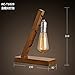 Produktbild TD Tischlampe-Massivholz Holz Persönlichkeit kreative alte Lampen Retro Schreibtischlampe, Das Café in vitro Feuer Glühbirne,Mit Feuerwerk Glühbirne