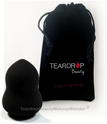 Original Teardrop Beauty Makeup Blender® FOUNDATION SPONGES WEDGE COSMETIC PUFFS (Black Gourd + Bag)