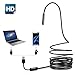 Produktbild Potensic HD 2 Millionen Pixel COMS Kamera 2 in 1 USB/Micro USB mit 6 Einstellbare LEDs Endoskop Inspektionskamera Rohr Boroskop für Android Samartphone mit OTG und UVC-Funktion , Laptops - 13M