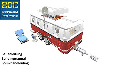 Preisvergleich Produktbild BOC-CAD Digitale Bauanleitung für Lego Doppelachse Wohnwagen