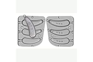 FISHING4U Molde de barco pesado, estilo noruego, de 200 a 300 a 400 g.