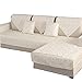 Produktbild DFamily L-förmig Sofabezug Baumwolle Sofa Schutz Abdeckung Einfache Anti-rutsch Möbel Protector-I 70x180cm(28x71inch)(1 Stück)