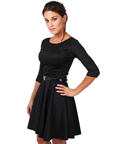 9072-BLK-08 (Vestido Corto Vuelo)