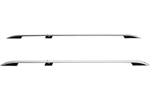 RE&AR Tuning Barras de Techo Aluminio rieles Portaequipajes Barras Superiores Rail Laterales Juego para VW Transporter T6 2015-2020 L1/H1 Gris