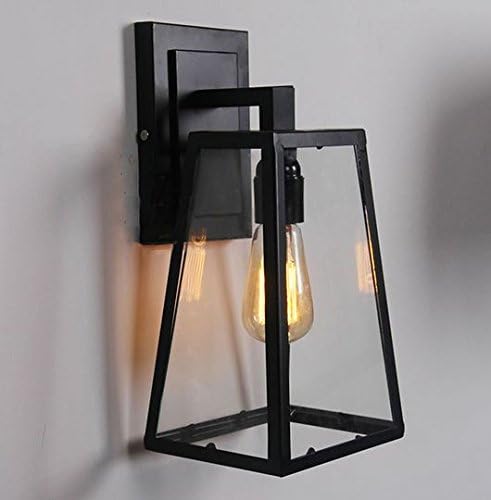 qwer Modern creative metal wall lights minimalist style wooden ball glass W208 bedside lamp, rust and corrosion