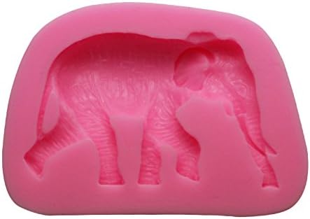 SWEETSTAN Elephant Shape Silicone Mold DIY Cake Baking Tools Animal Series Sugar Tools