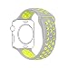 Produktbild Ontube 38MM Soft Silikon Ersatzband mit Bel¨¹ftungslchern f¨¹r Apple Watch Armband Serie 3 Serie 2, Serie 1, Sport, Edition, M/L Flach Silber/Volt