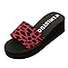 Produktbild DEELIN Damen Schuhe Sommer Damen Schuhe Plattform Bad Hausschuhe Wedge Beach Slope Flops Hausschuhe Schuhe (37, Rot)