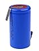 Price comparison product image ANSMANN 8500 mAh 1.2 V D Size NiMH LSD Flat-Top Battery with Z-Tags - Blue
