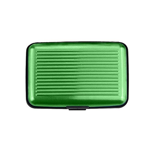 Preisvergleich Produktbild BUTEFO Aluminium Brieftasche Kreditkarte Halter mit RFID-Schutz (Grün)