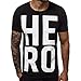 Produktbild Luckycat Herren T-Shirt Papa Collection Wählbar Vatertag Männer Geschenk T Shirts Männer Einfarbige Slim Fit T-Shirt Herren Stretch Basic Tee Kurzarmshirt Mann Casual Kurzarm Muskelshirts Moderne Tops