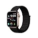 Produktbild Tervoka Für Apple Watch Armband 42mm(44mm Series 4), Gewobenes Nylon Sport Schlaufe Handgelenk Uhrband Ersatz Armreif Uhrenarmband für iWatch Apple Watch 42mm 44mm Series 4/3/2/1, Dunk Schwarz