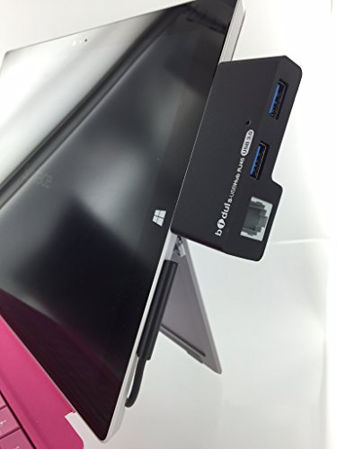 2 port USB3.0 HUB mit 1 RJ45 Port 10/100/1000 Gigabit Ethernet LAN Network Adapter für Microsoft Surface Pro 4, Surface Pro 3, Pro 2 und Pro. - 5