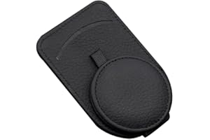 Gotetiso Porte Lunette Voiture Clip Cintre de Lunettes en PU Supports de Lunettes de Soleil pour Tableau de Bord de Voiture VisièRe de Voiture Universelle Porte Lunettes de Soleil Clip de Carte