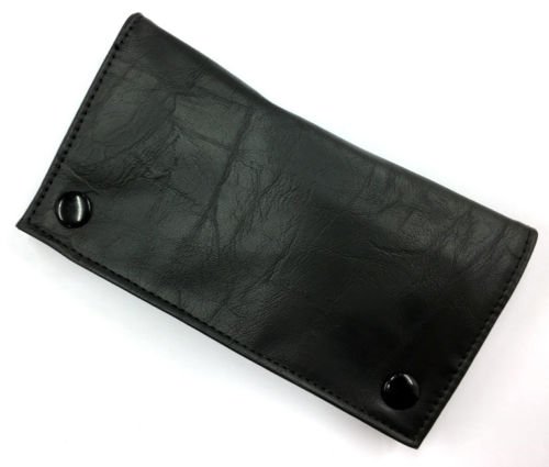 Fenny's Creation - Funda de piel sintética para tabaco (enrollable), color negro