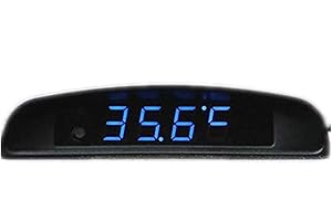 BOOMBOOST 4In1 Orologio di Data dell'automobile Voltmetro Termometro Monitor di Tensione 12V Originale Auto Interni Esterno Multifunzione