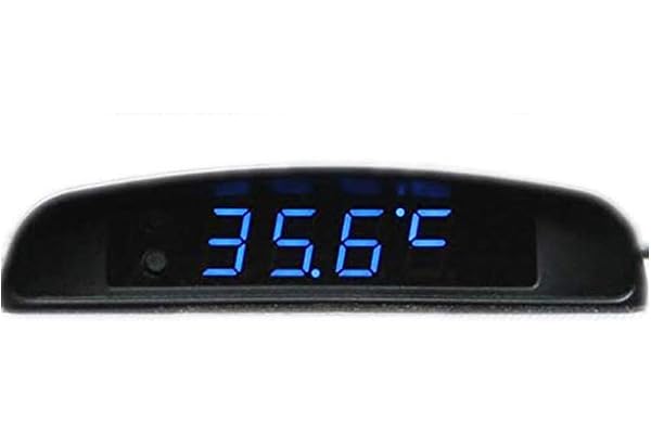 BOOMBOOST 4 In1 Voiture Date Horloge Voltmètre Thermomètre Tension Moniteur 12 V d'origine Voiture Intérieur Extérieur Multi-Fonction