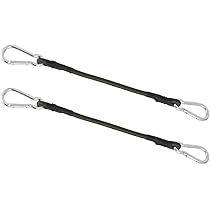 AnJeey Kit di Fissaggio per Amaca Altalena,Portata Max 500KG,con 2 Cinghie da 1.5m,2 Anelli a D