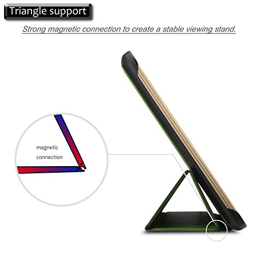 Xido Z90 / ACEPAD A96 10 Zoll (9.6″) Hülle Case- Infiland Ultra Dünn Tri-Fold Muschel PU Leder Schlank Superleicht Ständer Shell Cover Schutzhülle Etui Tasche für 9.6″ Android Tablet-PC Inklusive XIDO Z90 10 Zoll (9.6″) Tablet Pc, ACEPAD A96 10 Zoll (9.6″) Tablet PC, Artizlee 10 Zoll (9.6″) Tablet PC ATL-26(Überprüfen Sie bitte die Details der kompatibelen Tablet-Modell-Liste in Produktbeschreibung)(Grün) - 7
