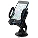 Price comparison product image Gtide Auto-smart 360 Degree Rotation Car Mount Holder,Windshield Tomtom Dashboard Cradle for Iphone6 Plus/Iphone 6/Iphone 5/Galaxy S4/S3//S2/HTC Retail Packaging-Black