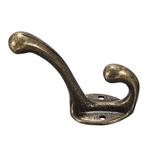 Leisial 10stk Europäisch Vintage Kleiderhaken Nostalgischen Haken Garderobenhaken Mantelhaken Wandhaken - 6