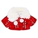 Produktbild Winter Baby Mädchen Faux Pearl Velvet 4/5 Sleeve Solid Princess Hundemantel (rot/8)