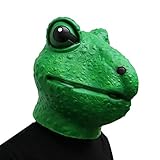 nihiug Gorra De La Máscara De La Rana Rana Triste Rana Triste Expresión Funny Peek A Boo...