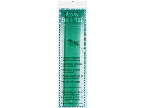 CM Designs Ruler 8" Add-An-Eighth Plus