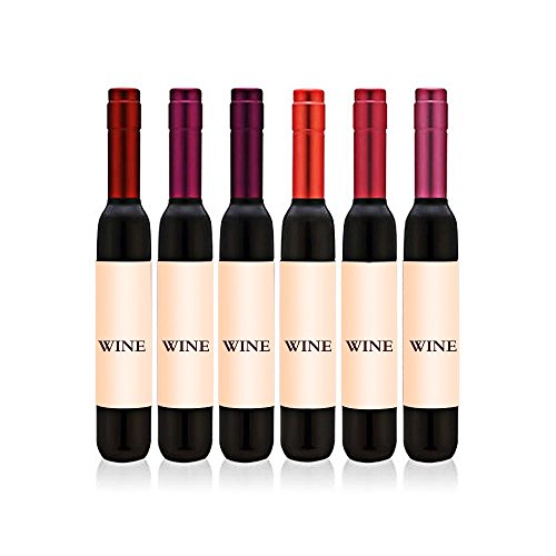 mlmsy 6 PCS Rot Wein Flasche Style Lip Gloss Tint Set Wasserdicht Langlebig gebeizt Glasur Lipgloss Tolles Geschenk, 6 Color - 3