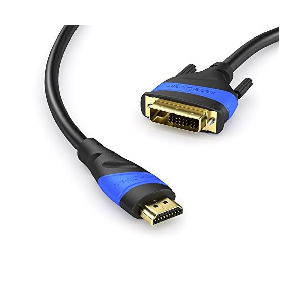KabelDirekt - HDMI DVI 24+1 Adapterkabel (DVI-D zu HDMI, 1080p Full HD 3D Highspeed) - TOP Series – Bild 3