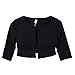 New Womens 1/2 Sleeves Crew Neck Shawl Flower Bowknot Bolero Shrug Top