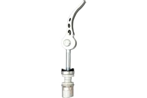 DAZISEN Quick Release Bicycle Clamp - Bolt Skewers Quick Release Lever for Mountain Bicycle Accessories,Silver,60 * 65mm