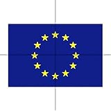 De la UE Banner 90 x 150 cm Bandera de 3 x 5ft EU Banner Europa Europa Emblema Consejo Banderas