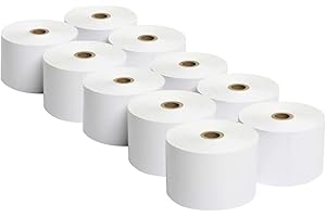 YOFADCI Meridy - Rollos de papel térmico para Sumadora, Impresora, TPV, Sin BPA, Compatible con TODAS las impresoras (10, 44 mm x 70 mm)