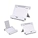 Price comparison product image High Grade - Multi-Angle Portable Stand for Tablets ( Support Screen Size 5" to 13" ), iPad (All Generations), E-readers and Smartphones - Lightweight Durable Aluminum Body - Universal Compatibility - AAA Products® (Silver)