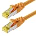 Produktbild helos Patchkabel S/FTP (PIMF) CAT 6a gelb 2m CAT.6 Ethernet LAN Patchkabel Gigabit Netzwerkkabel Patch Kabel folien und geflechtgeschirmt halogenfrei PIMF 2 x RJ45 Stecker ideal für Switch , Internet, Spielkonsole, DSL Verbindungen , Patchfelder , Patchpanel , Router , Modem , Access Point und andere Geräte mit RJ45 Anschluß , CAT Kabel KAT Kabel CAT6 CAT 6 , geschirmtes Patchkabel