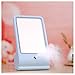 Produktbild XIONGDA Multifunktions-LED-Make-up-Spiegel füllen Licht mit Spray-Luftbefeuchter Tragbarer hochauflösender Kosmetik-Lichtspiegel für Home-Office-Reisen,Blue