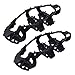 Produktbild VORCOOL 1 para 18 Tooth Climbing Überschuhe Spikes Griffe Anti-Skid Outdoor Camping Schneeschuhe Steigeisen Bergsteigerausrüstung (Normal 24 Zahn, L)
