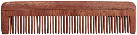 Pure Neem Wood Fine Tooth Comb for Fine Hair | Fine Tooth Neem Comb | Organic and Natural for Hair and Scalp Care