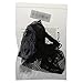 Nylon Hair Wig Weaving Cap Snood Net Stretch Mesh Liner Breathable With Ear Wings - Black