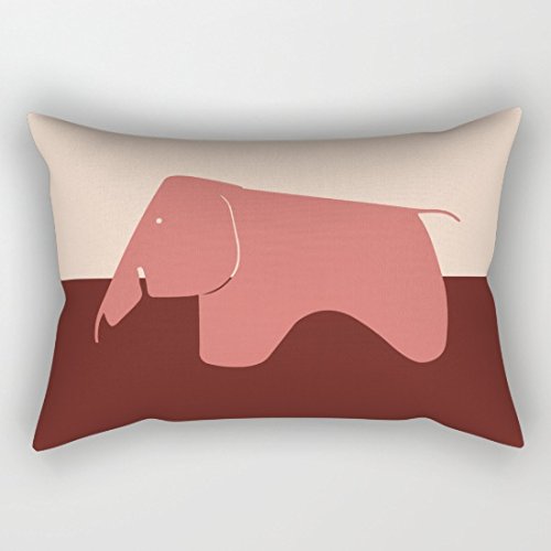 oransuger Eames Elefant Baumwolle Rechteck Dekorative Kissenbezüge Werfen Kissenbezug,, 50 cm x 76 cm