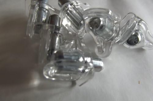 12 CLEAR TRANSPARENT FINISH SHELF SUPPORT STUD PLUG PIN STEEL PIN 5MM (CLEAR)