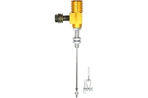 ‎TOTMOX TOTMOX Hydraulische Kupplungsbremspumpe aus Aluminium für Motorrad-ATV-Geländewagen, universelles hydraulisches Kupplungsnehmerzylinder-Zugstangenzubehör, Gold