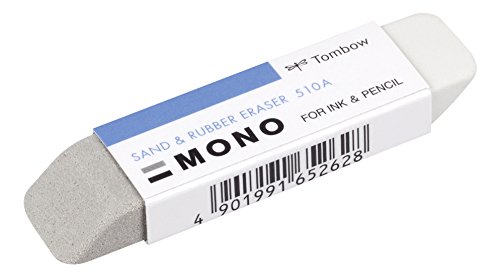 Tombow ES-510A Radierer MONO sand und rubber für das Radieren von Bleistift und Tinte, 13 g