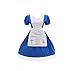 Produktbild qingning Unisex Alicee Madness Return Cosplay Kostüme Kleid Maid Zimmermädchen Rock Lolitta Sexy Dress Skirt (Blau, Large)