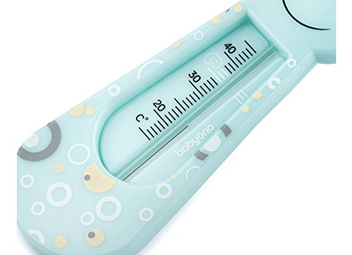 BabyOne Schwimmendes Badethermometer, Design: Giraffe, babysicher - 4