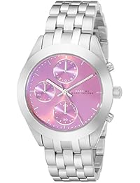 Marc Jacobs Women's 36mm Chronograph Silver Steel Bracelet & Case Watch MBM3372